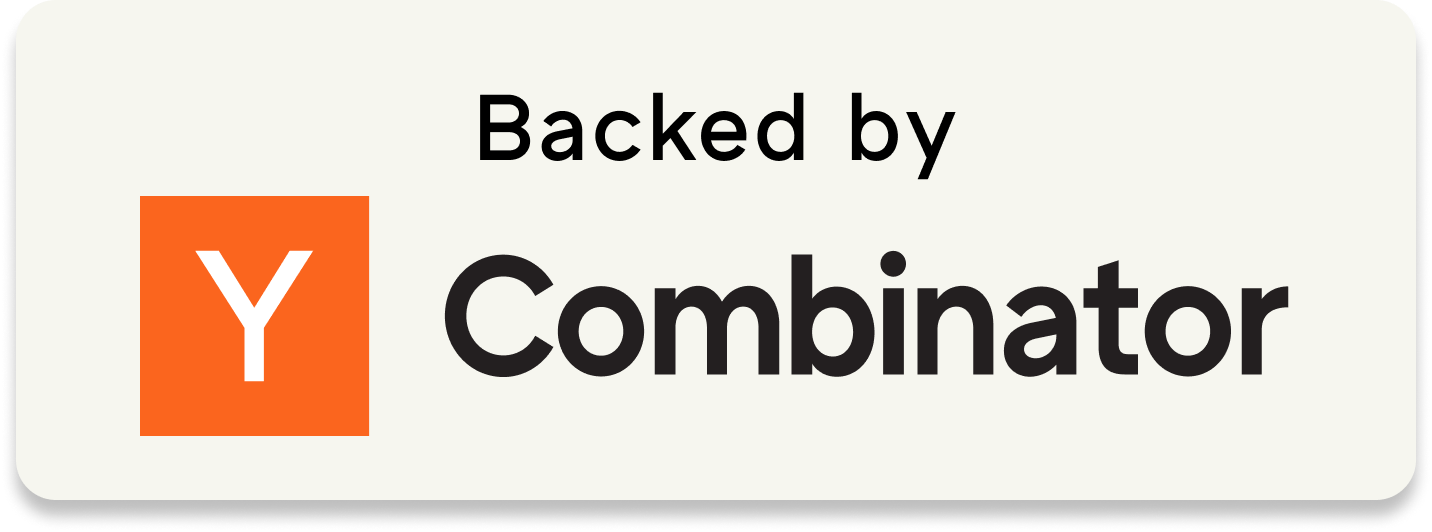 Backed by Y Combinator